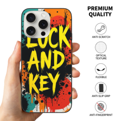 Custodia per iPhone 15/Pro/Max con design astratto inchiostro liquido - okomall