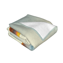 280g horizontale Flanell-Decke: Künstlerisches Umarmungsmuster