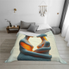 280g horizontale Flanell-Decke: Künstlerisches Umarmungsmuster