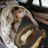 280g Vertical Full - width Single - side Printed Flannel Blanket