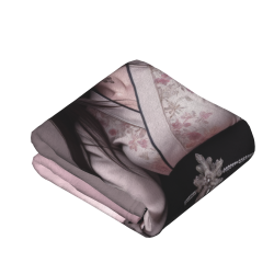 280g vertikale Flanell-Decke: Anime-Mädchen-Muster-Version