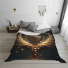 280g Einseitig Bedruckte Flanell-Decke, Bequem, Warm und Geeignet für Mehrere Szenarien