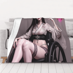 Couverture en flanelle horizontale 280g : Motif anime unique
