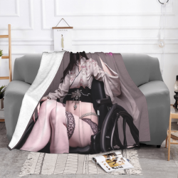 Couverture en flanelle horizontale 280g : Motif anime unique
