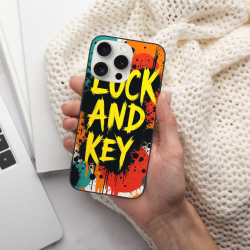 Custodia per iPhone 15/Pro/Max con design astratto inchiostro liquido - okomall