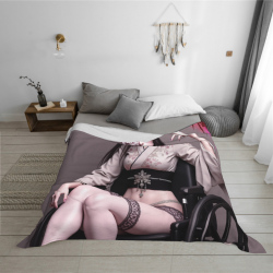 Couverture en flanelle horizontale 280g : Motif anime unique