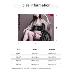 280g horizontale Flanell-Decke: Einzigartiges Anime-Muster