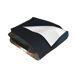 Coperta in flanella orizzontale 280g motivo fulmine planetario