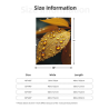 280g Vertical Flannel Blanket with Pattern of Water - droplets on Yellow Leaves