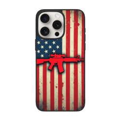 Coque pour iPhone 15 Pro/Pro Max avec drapeau américain - okomall