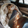 Coperta in flanella orizzontale 280g motivo fulmine planetario