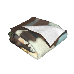 280g horizontale bezaubernde Damenmuster Flanell-Decke