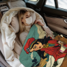 280g Vertical Single - Sided Printed Flannel Blanket (Western Regions Style)