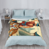 280g Flanell-Decke mit einseitigem Druck des Motivs Wu Song schlägt einen Tiger