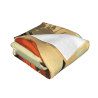 280g Horizontal Fleece Blanket with Ancient General Pattern