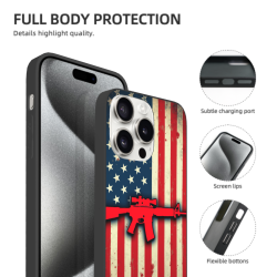 美國國旗iPhone 15 Pro/Pro Max手機殼 - okomall