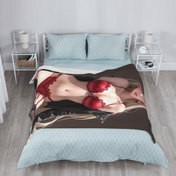 280g Vertikaler Flanell-Decke (Sexy Anime-Mädchen Muster)