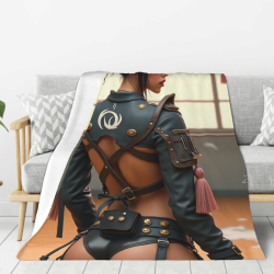 280g vertikale Flanell-Decke mit personalisiertem Anime-Muster