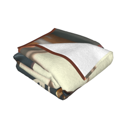280g horizontale Flanell-Decke mit einzigartigem Anime-Charakter-Druck