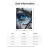 280g Vertical - style Single - sided Printed Flannel Blanket (Dreamy Eye)