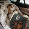 Manta de franela horizontal de 280g con estampado único de personaje de anime