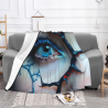 280g horizontale Flanell-Decke: Einzigartiges Augenmuster