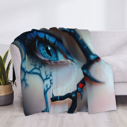 280g horizontale Flanell-Decke: Einzigartiges Augenmuster