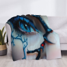 280g horizontale Flanell-Decke: Einzigartiges Augenmuster