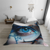 280g horizontale Flanell-Decke: Einzigartiges Augenmuster