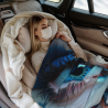 Coperta in flanella orizzontale 280g: Motivo occhio unico