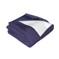 Coperta in flanella orizzontale da 280g stampata su un lato (Mare notturno al chiaro di luna)