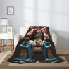 280g Vertikaler Flanell-Decke mit Transformers-Muster