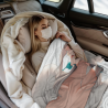 Coperta in Flanella Orizzontale da 280g con Stampa di Ragazza Anime
