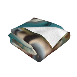 280g Horizontal Zoo Pool Pattern Flannel Blanket