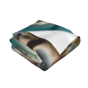 280g Horizontal Zoo Pool Pattern Flannel Blanket