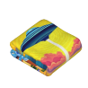280g Vertical UFO Beach Pattern Flannel Blanket