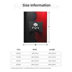 Spooky Skull Flannel Blanket - Okomall