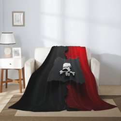 Spooky Skull Flannel Blanket - Okomall