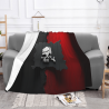 280g Horizontal Pirate - Patterned Flannel Blanket, Warm and Comfortable