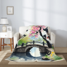 280g Vertical - style Single - sided Printed Flannel Blanket (Chinese - style Landscape)