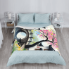 Coperta in flanella 280g stile verticale - paesaggio cinese