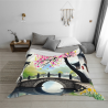 280g horizontale Flanell-Decke mit chinesischem Landschaftsmuster