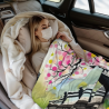 Coperta in flanella orizzontale 280g con motivo paesaggio stile cinese