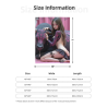 280g 세로 섹시 캐릭터 프린트 플란넬 담요