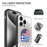 Чехол для iPhone 15 Pro/Pro Max с текстурой перьев - okomall