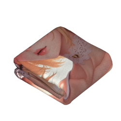 动漫少女主题法兰绒毛毯 - Okomall
