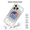 Чехол для iPhone 15 Pro/Pro Max с текстурой перьев - okomall