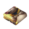 Couverture en flanelle verticale 280g avec motif adorable de cochon