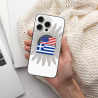 Чехол для iPhone 15 Pro/Pro Max с текстурой перьев - okomall