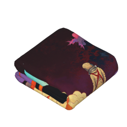 Couverture en flanelle verticale 280g avec motif astronaute